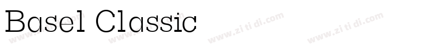 Basel Classic字体转换